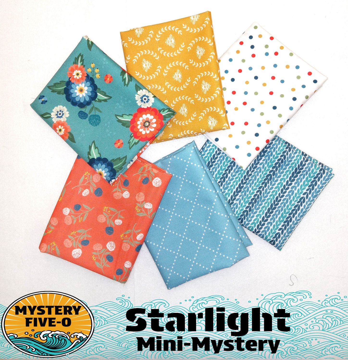 Mini Mystery Bundle #1 - Teal Blooms &amp; Bees