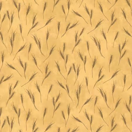Autumn Vibes - Wheat Stalks on Gold