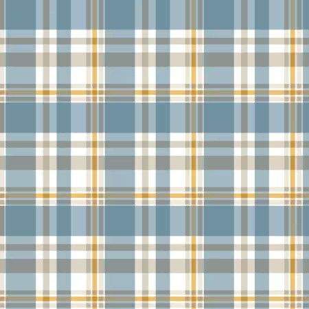 Autumn Vibes -  Blue Plaid