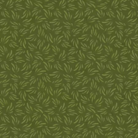 Chickadee Charm - Green Tonal Petals