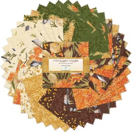 Chickadee Charm 10&quot; Square Pack - 42 pcs