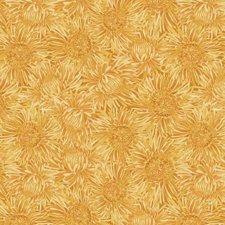 Chickadee Charm - Yellow Packed Floral