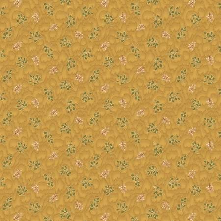 Leaf Sprigs on Gold
