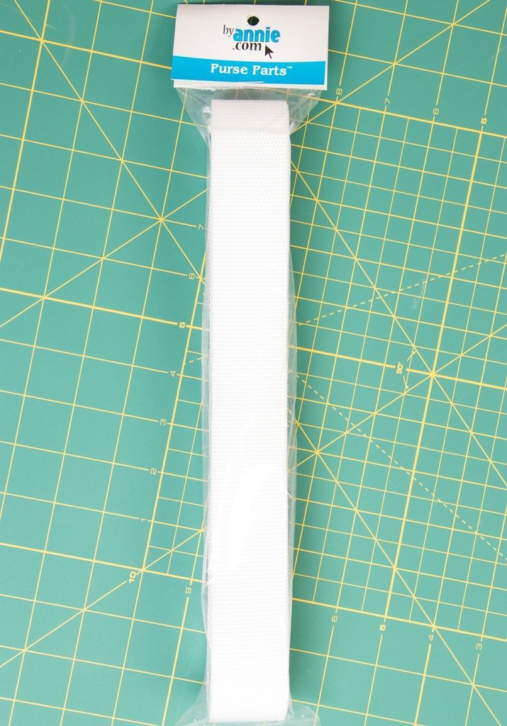 1-1/2&quot;, 6 yd White Strapping