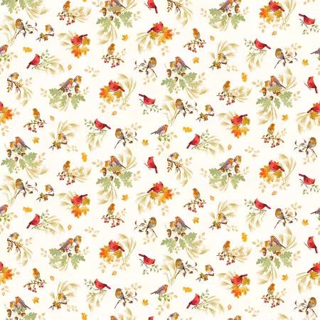 Gather With A Grateful Heart - Cardinals on Cream