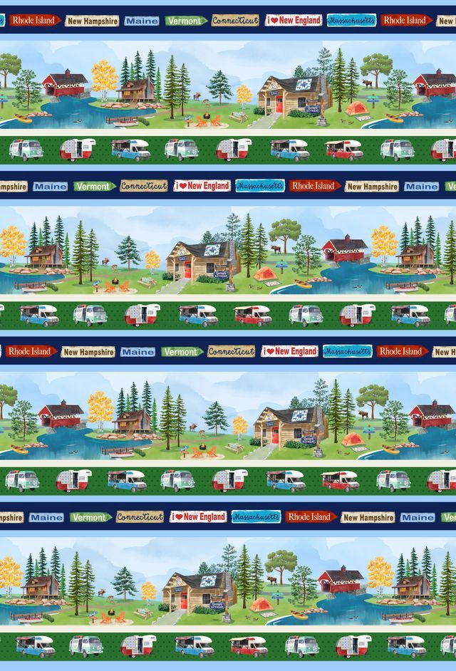 ANESH 2025 Fabric Collection - Border Stripe