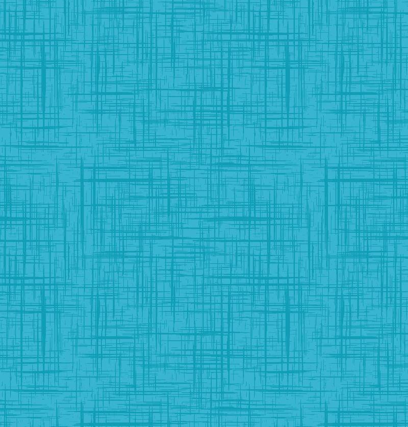 ANESH 2025 Fabric Collection - Deep Aqua Crosshatch