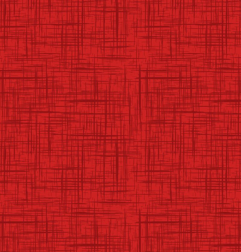 ANESH 2025 Fabric Collection - Red Crosshatch