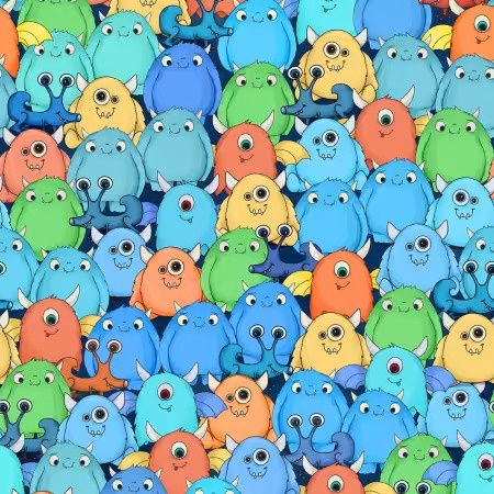 Space Monsters - Crowd of Monsters