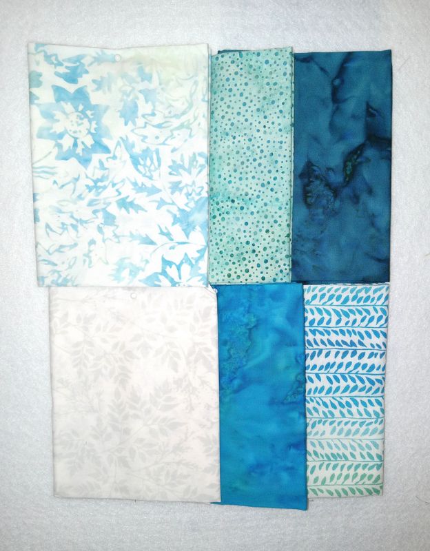 Mini Mystery Bundle #2 - Aqua Batik Floral!