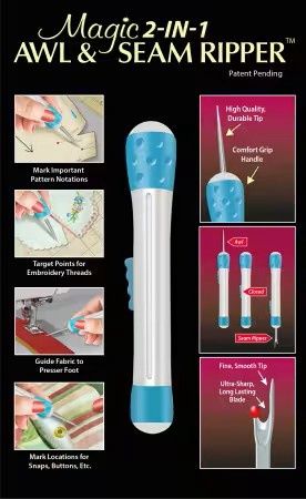 Magic 2 In 1 Awl &amp; Seam Ripper