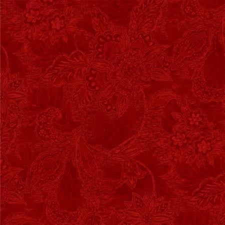 Shadow Jacquard - Red 118" WW