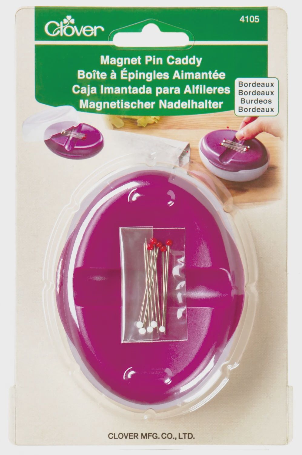 Magnetic Pin Caddy by Clover - Assorted Colors