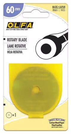 60mm Olfa Rotary Blade Refills 1 ct
