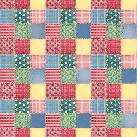 Shop Hopping - Multi Colored Squares