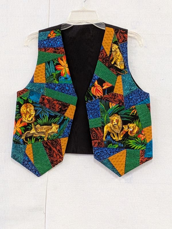 Quilted "Crazy" Vest - June