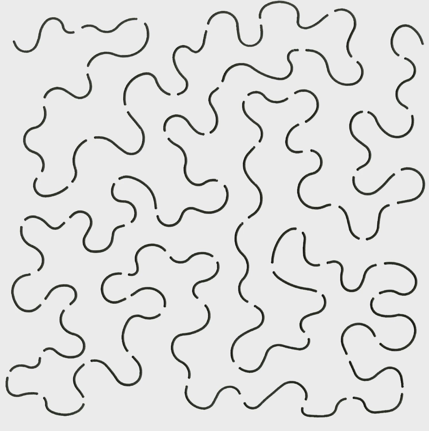 Quilt Stencil Large Stipple 11"