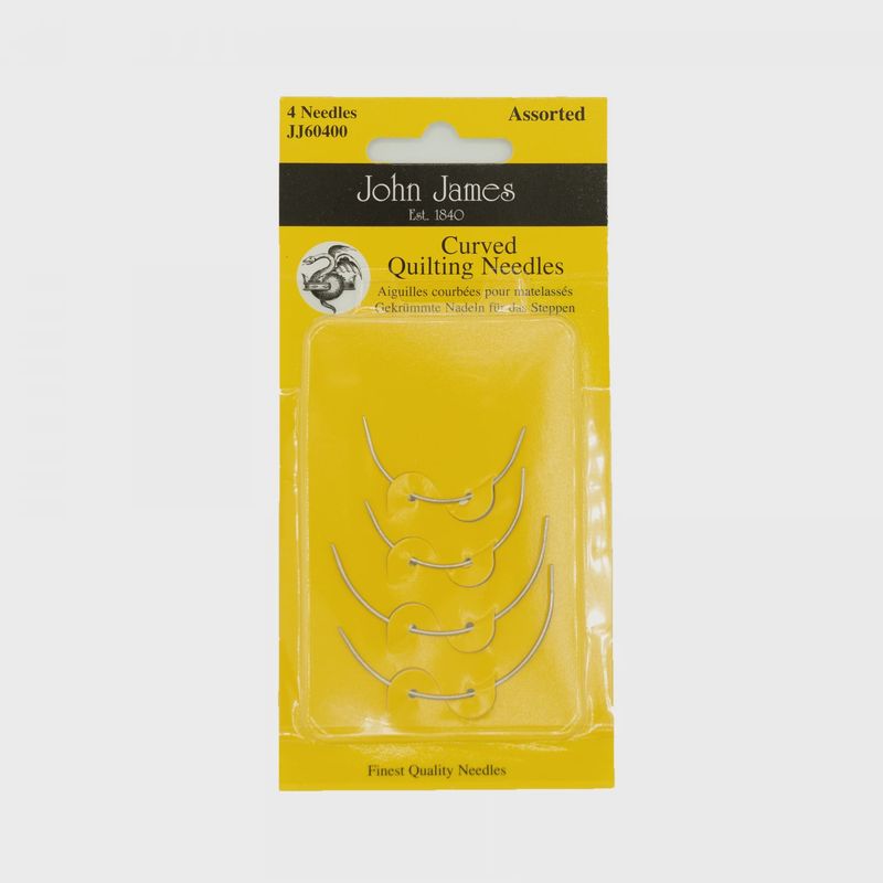 John James Curved/Between Quilting Needles 4 ct