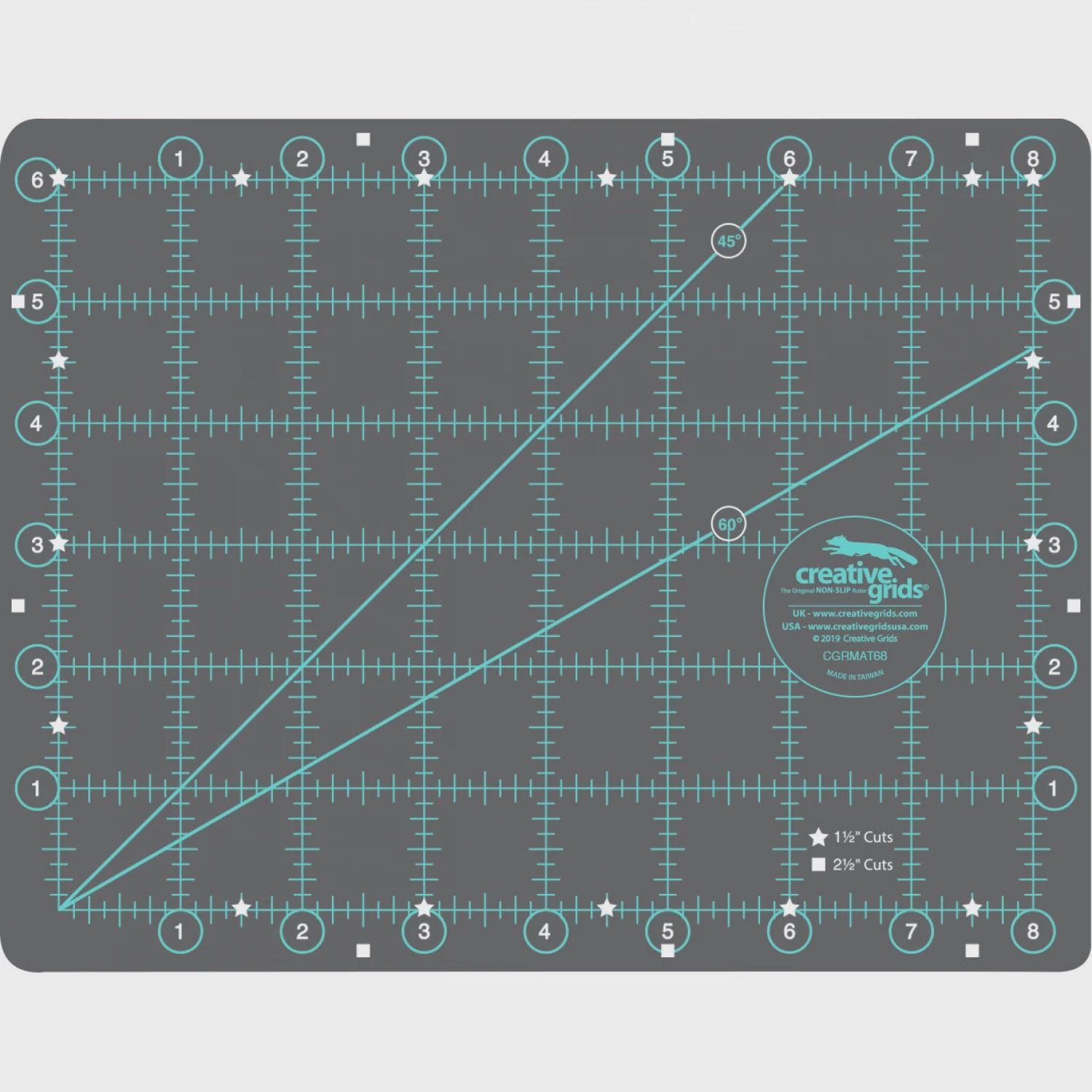 Creative Grids Rotary Cutting Mat 6" x 8"