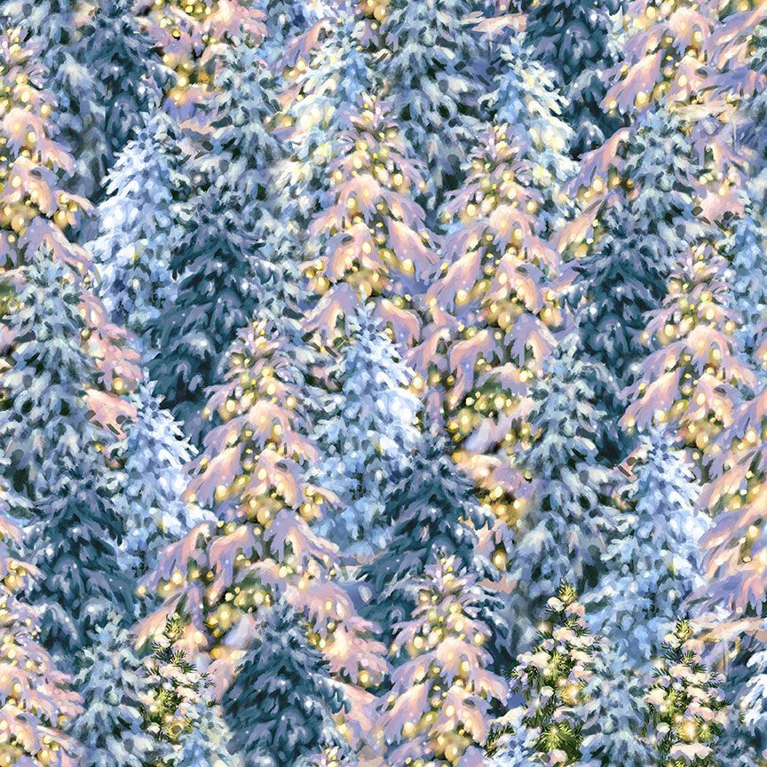 All Is Calm - Snowy Trees