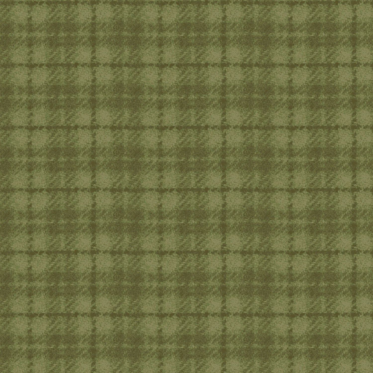 Flannel Woolies - Olive Green Plaid