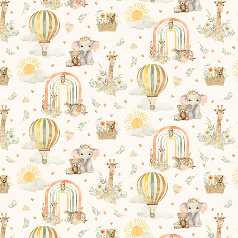 Mini Menagerie - Wild Animals on Cream