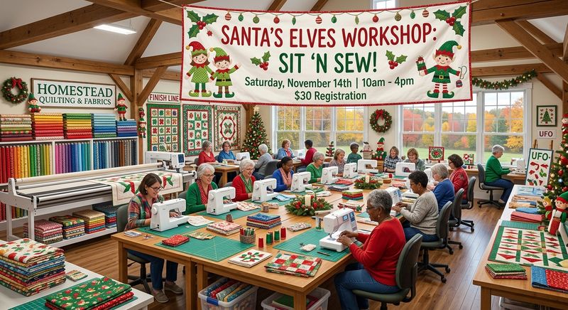 Holiday Finish Line Sit n Sew