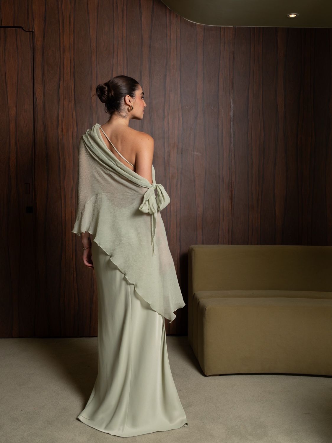Mary Dress with Capelet