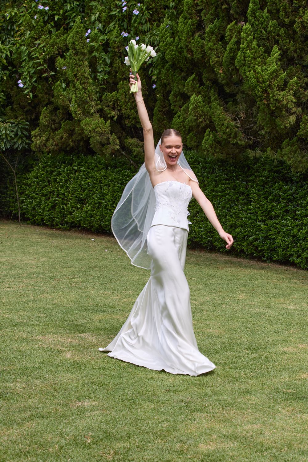 Lucia Embroidered Corset Top and Jaque Skirt