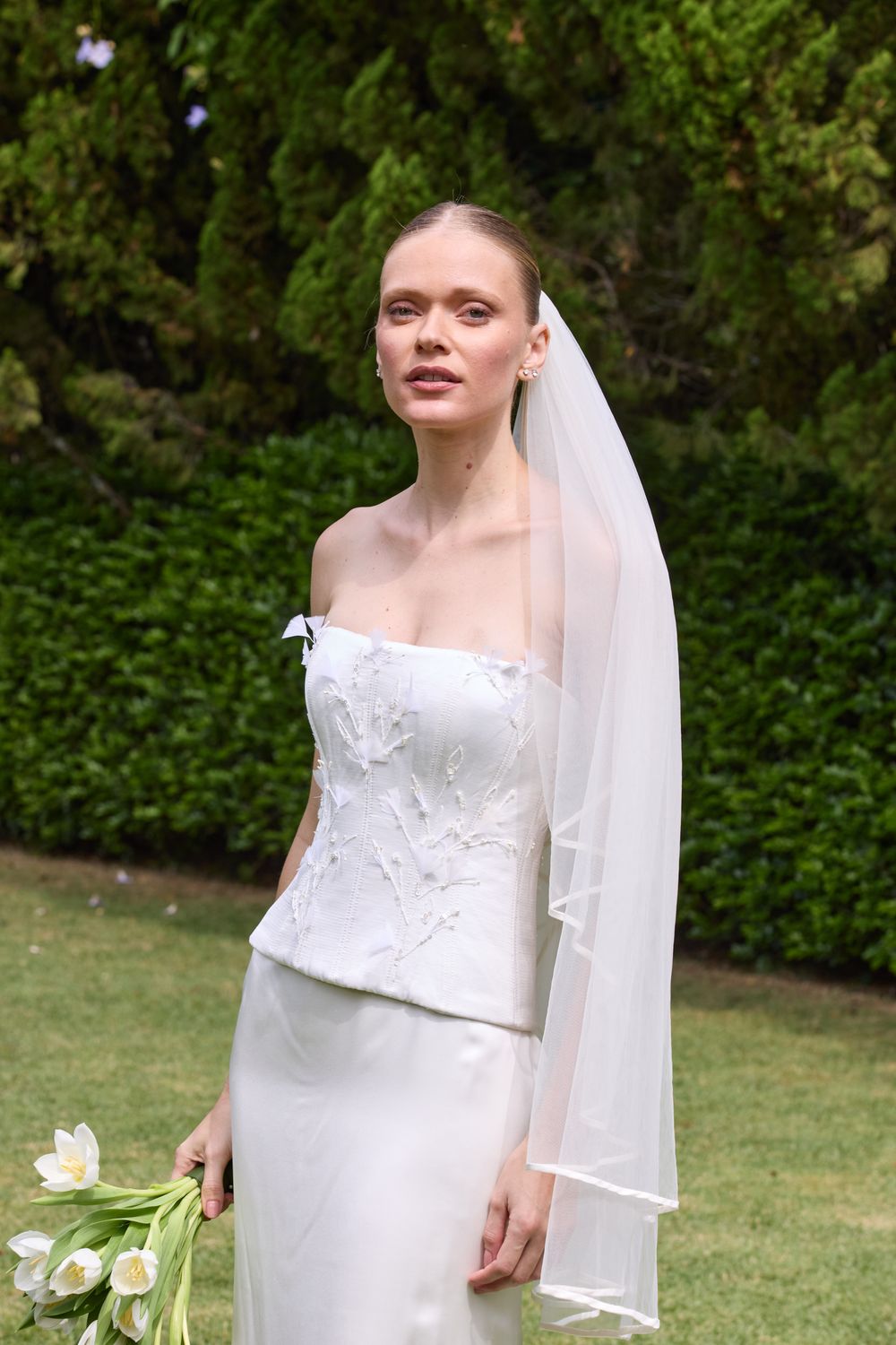 Lucia Embroidered Corset Top and Jaque Skirt