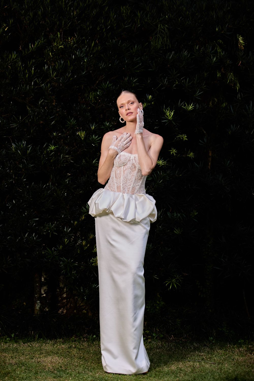 Rose Corset Top and Regina Peplum Skirt