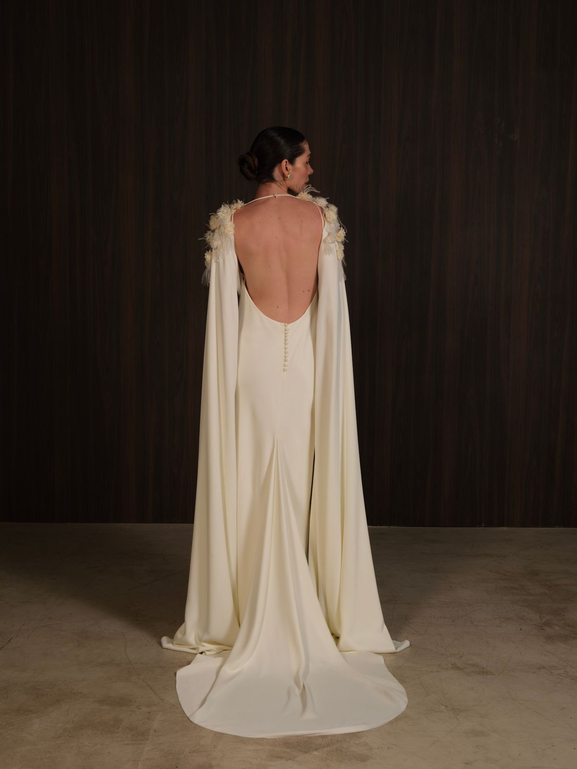 Filippa Dress with Embroidered Filippa Cape