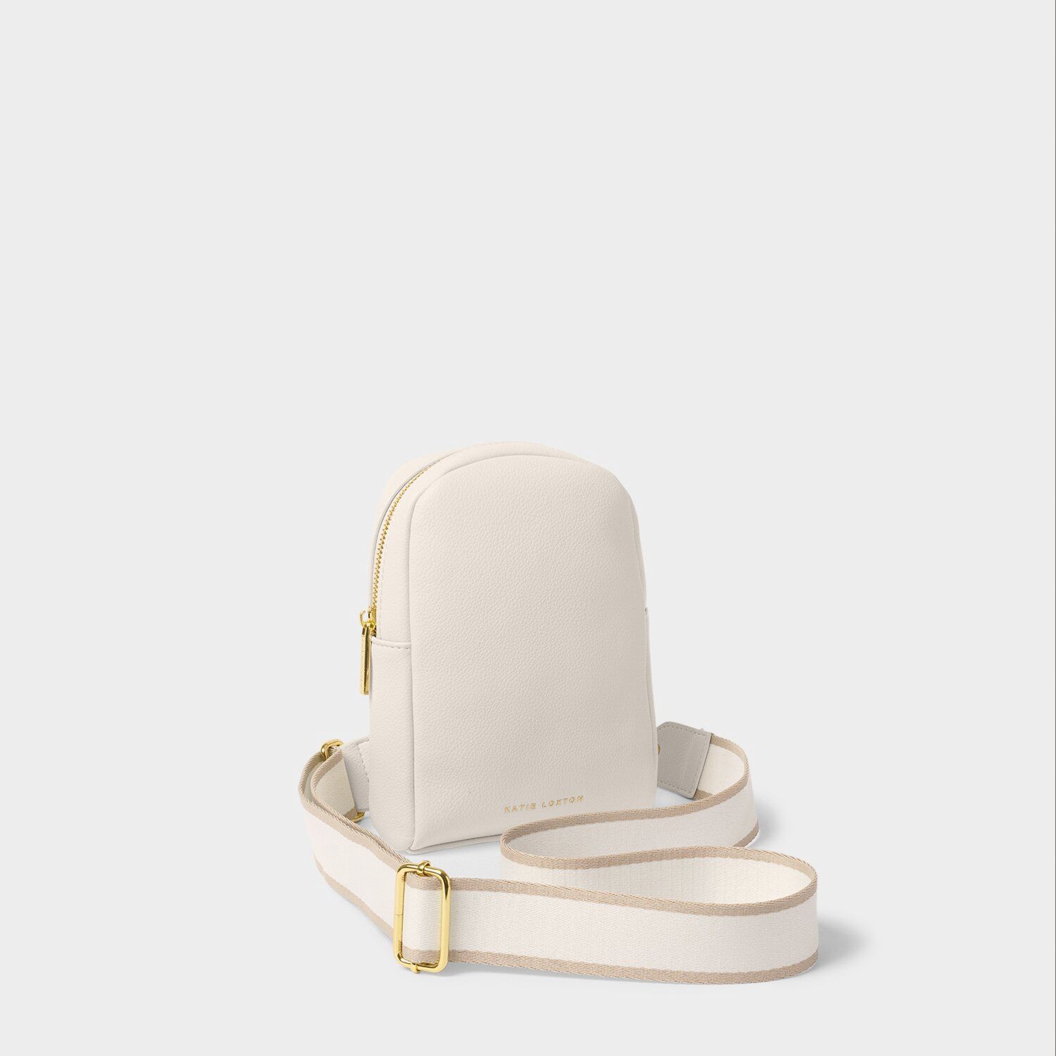 Kaite Canvas Strap Sling Bag - Off White
