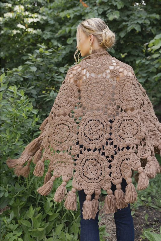 Crocheted Sunshine Shawl