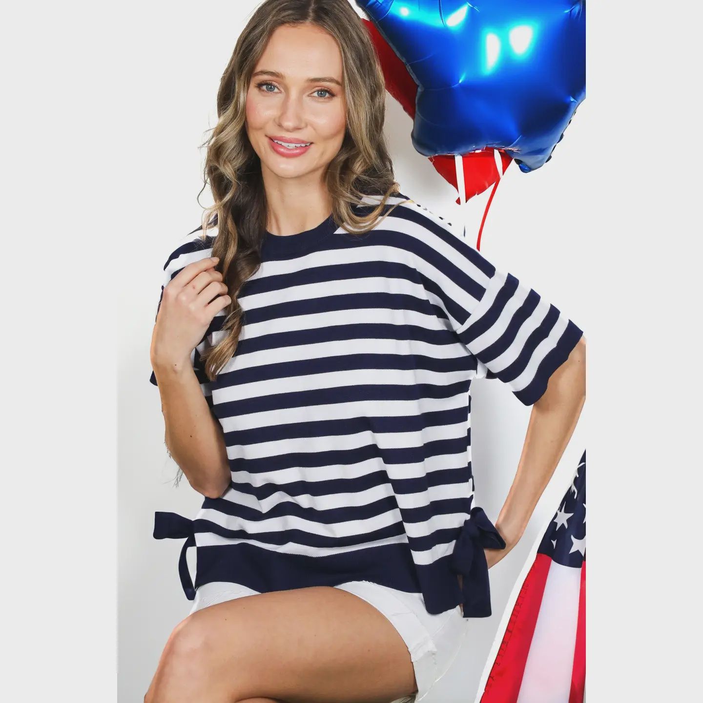 Bow Side Slit Top