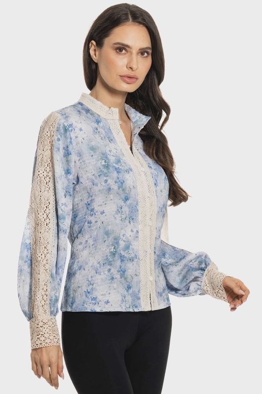 Button Down Floral Top