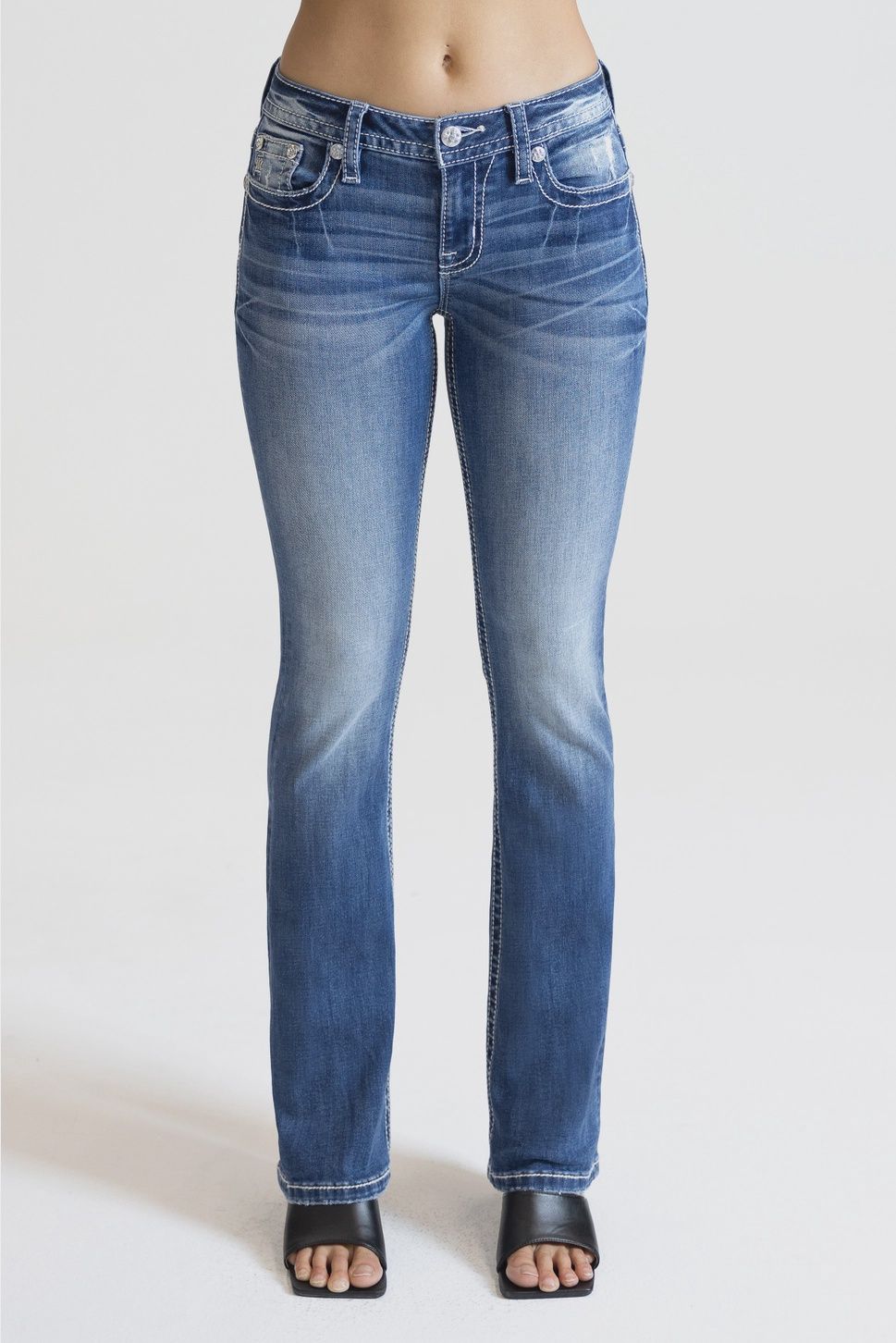 Miss Me 30&quot; Mid Rise Bootcut