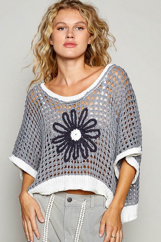 Crochet Flower Top