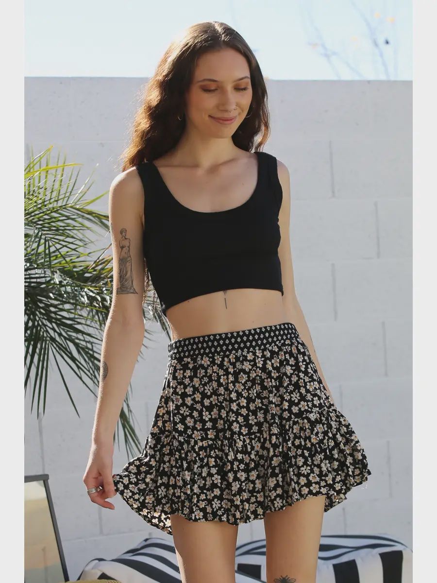Floral Skort