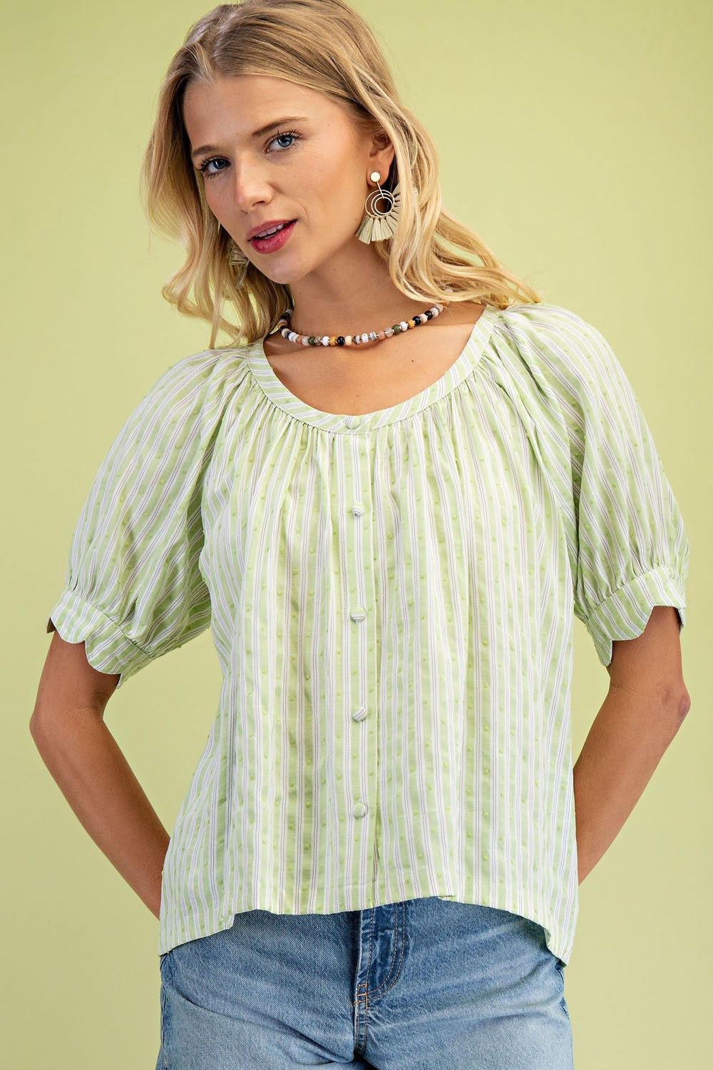 Swiss Dot Blouse