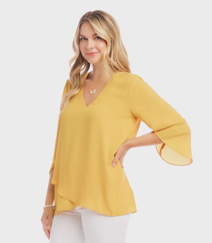 Bracelet Sleeve Asymmetric Top