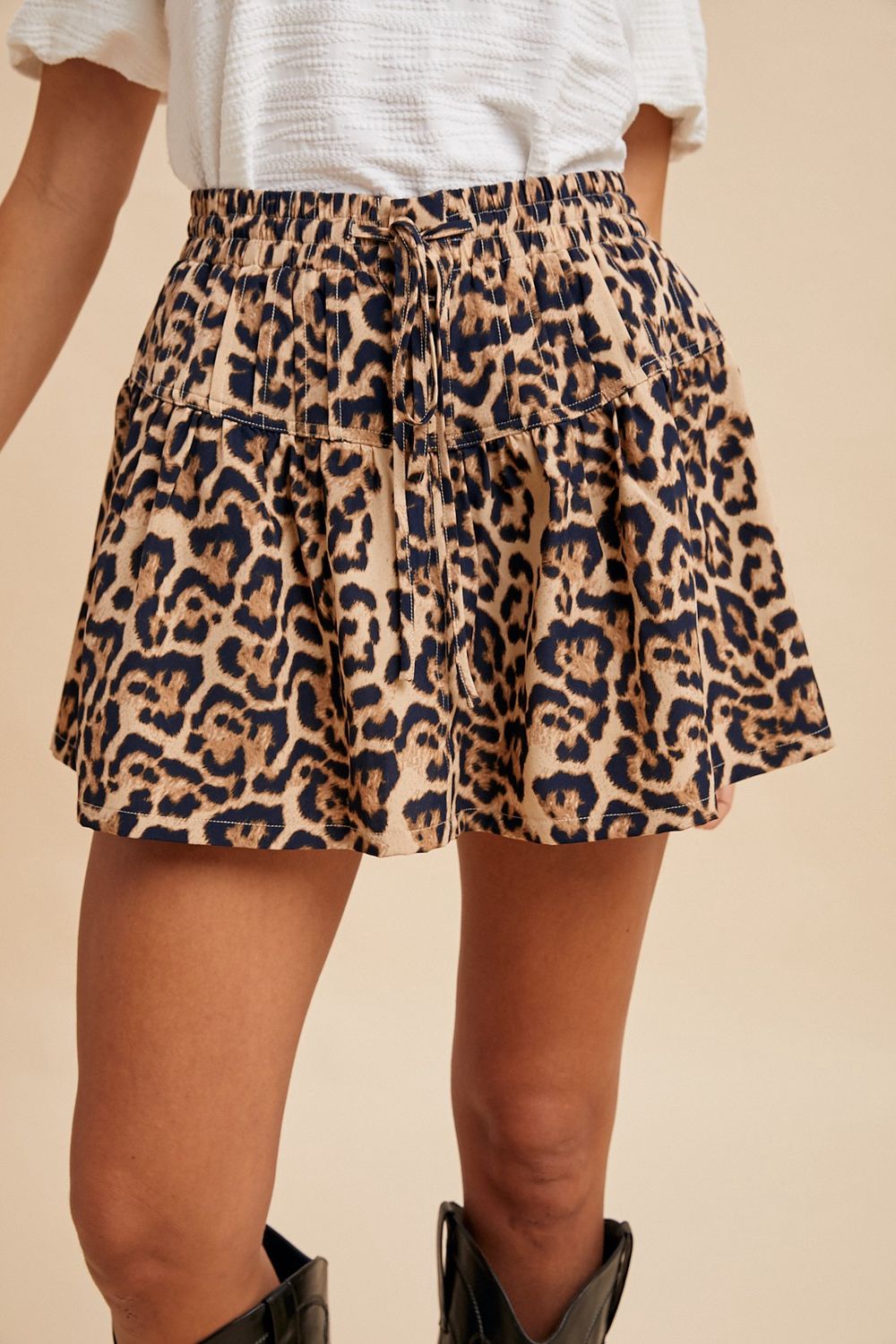 Leopard Mini Skirt