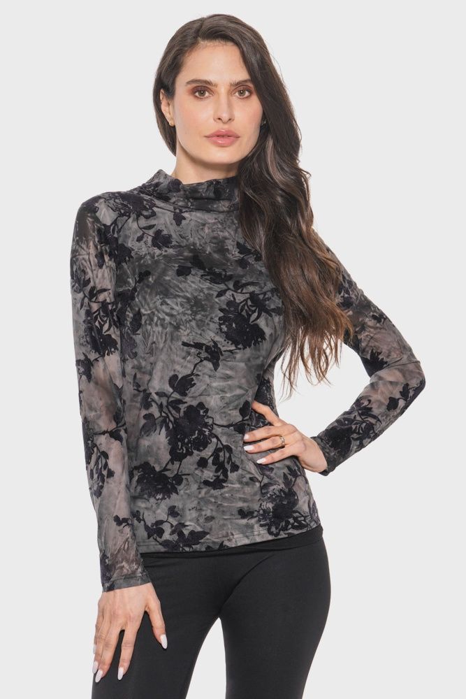 Adore Burnout Turtleneck