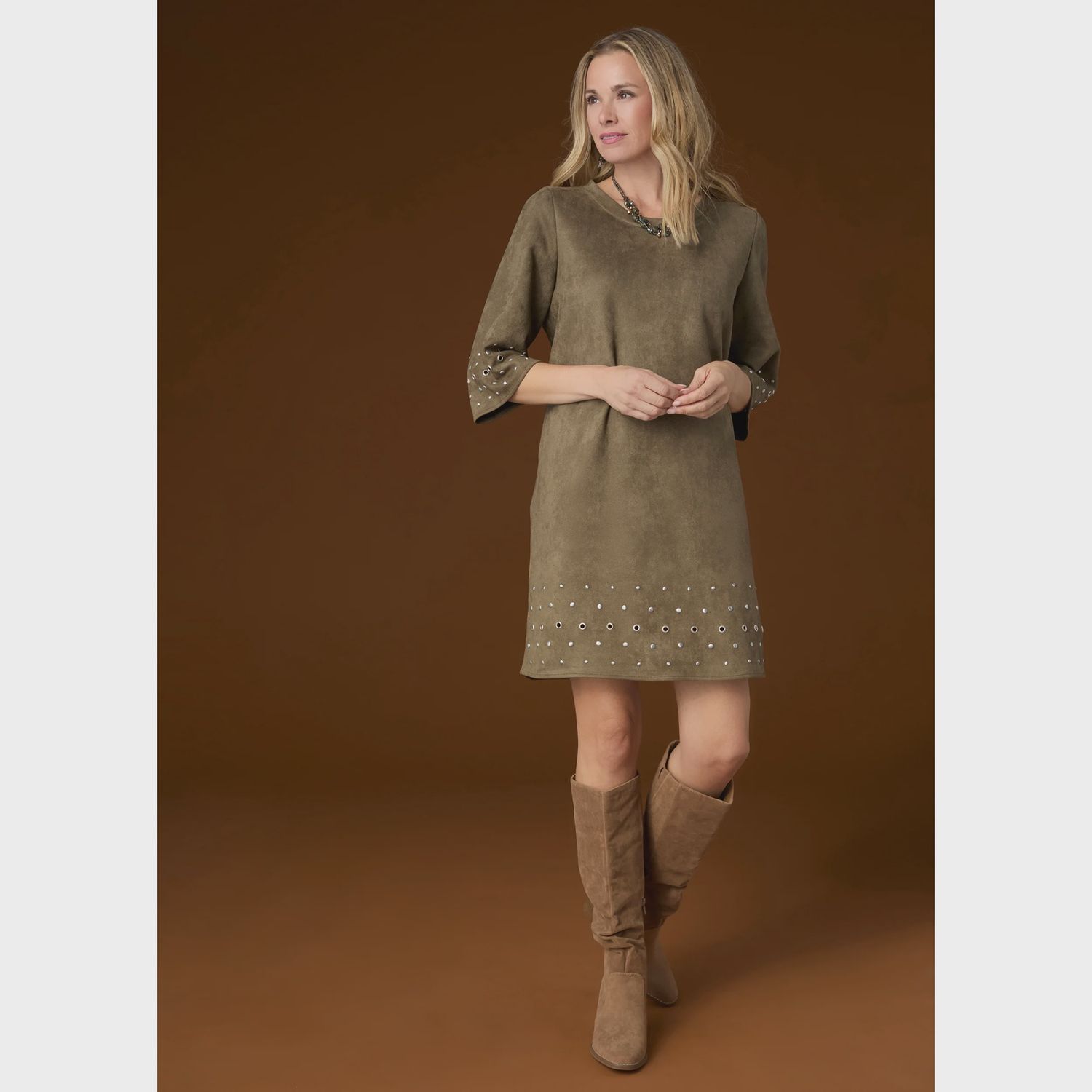 Seri Suede Dress