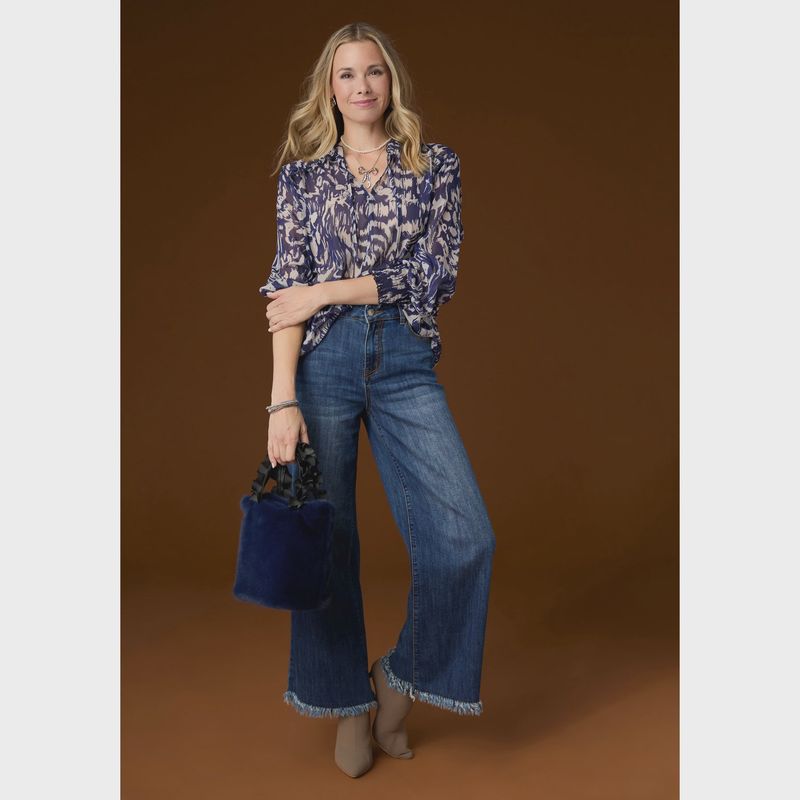 Ravenna Sheer V-neck