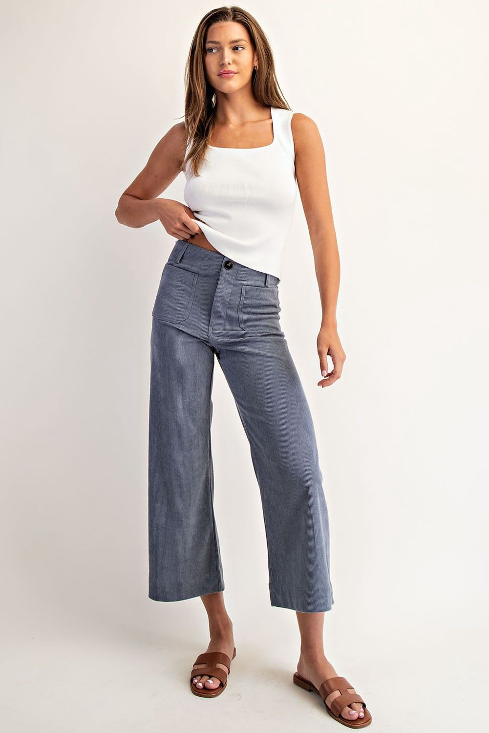 Corduroy Patch Pants