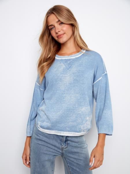 Charlie B. Reversed Print Sweater