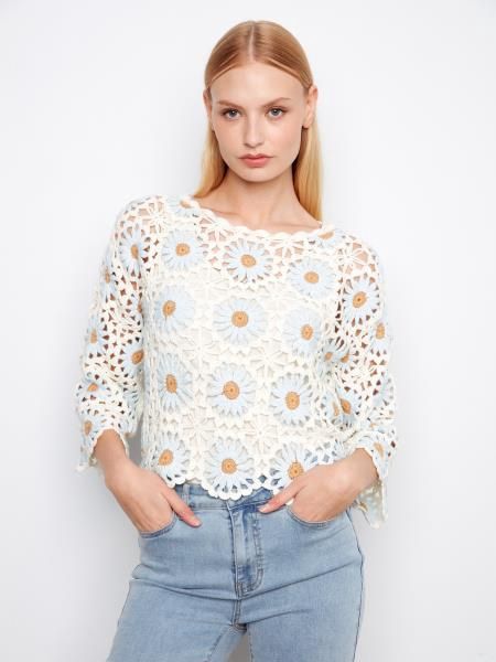 Charlie B. Crochet Sweater
