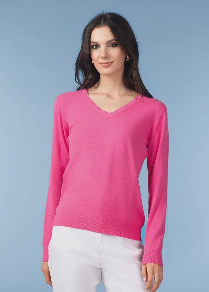 Alison Sheri Vneck Sweater