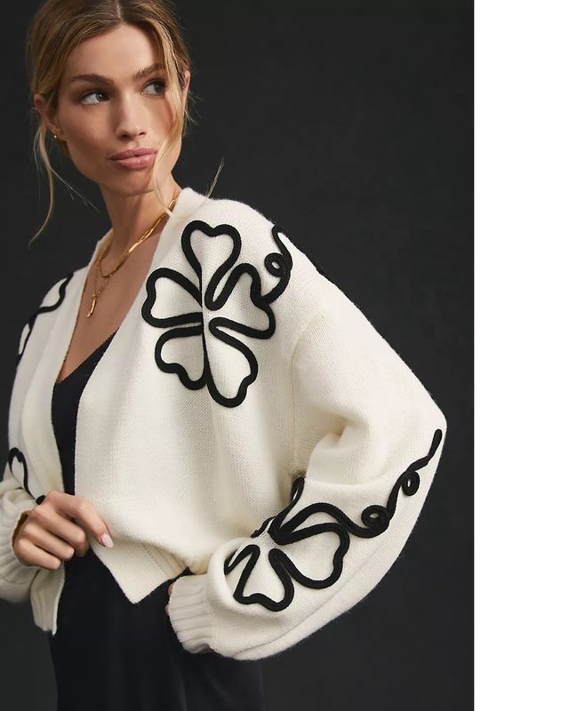 SAACHI Cropped Caridgan
